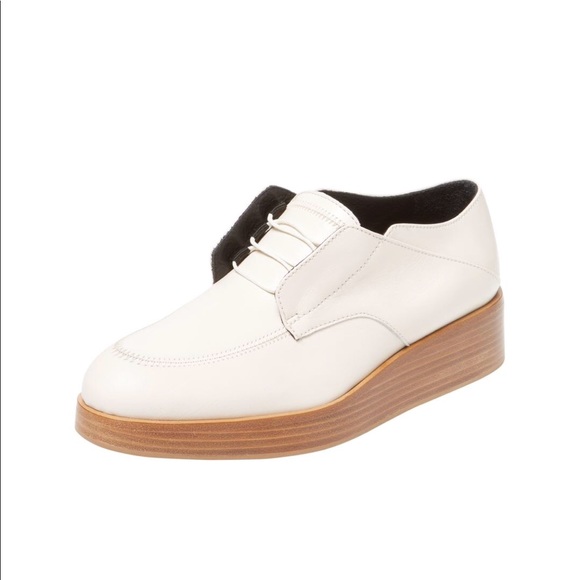 Tibi phoebe calf oxforf in ivory - Picture 1 of 7